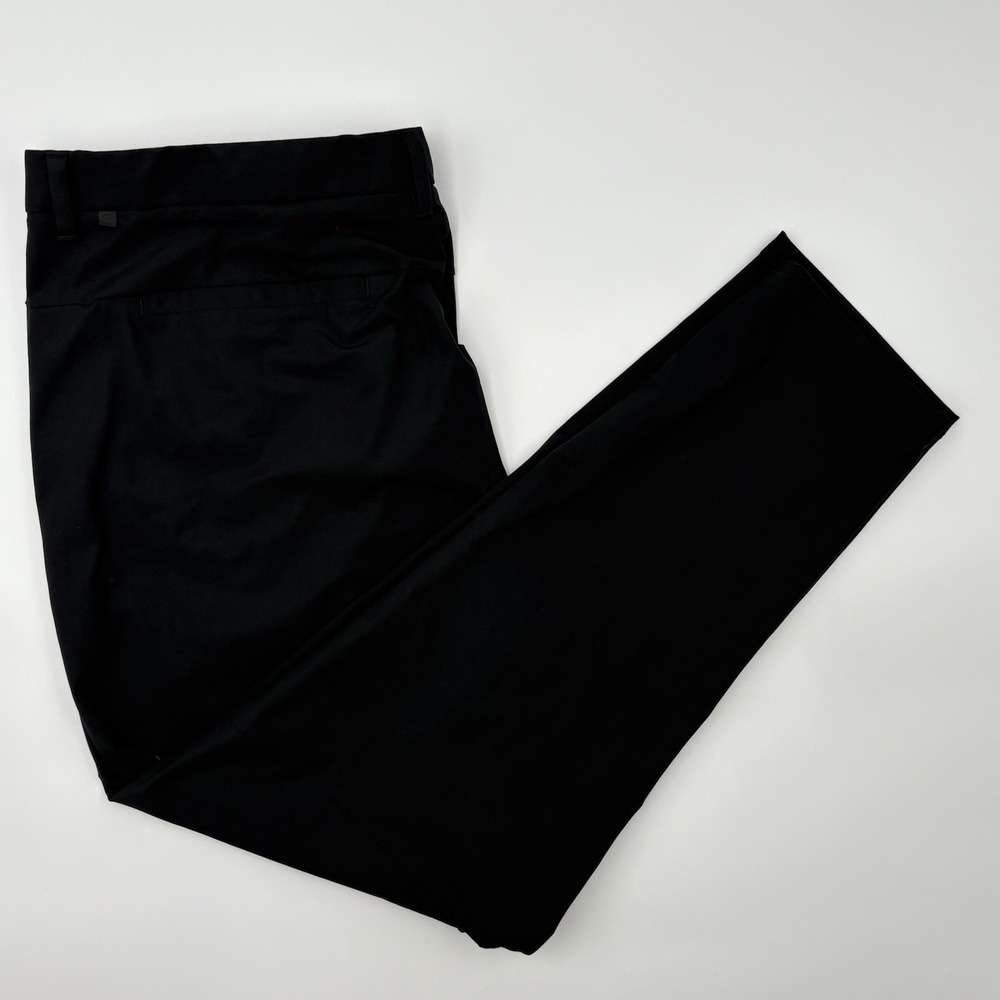 CRZ YOGA Men's 40W Golf Pants Black Lightweight Performance Stretch Quick Dry